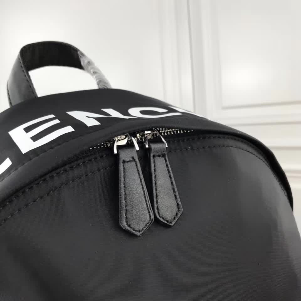 BALENCIAG巴黎世家 帆布雙肩包 小牛皮搭配棉質帆布  BL1602